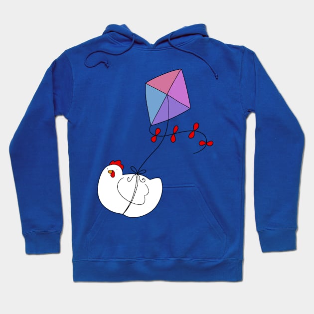 Kite Chicken Hoodie by saradaboru